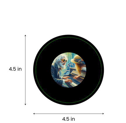 4 Vinyl Record Coffee Coasters Hurt Somebody CaptainSpaceTime